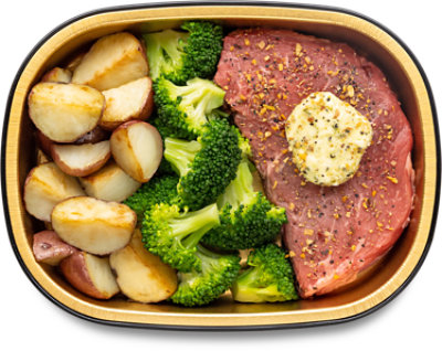 ReadyMeal Beef Top Sirloin With Broccoli - 1 Lb - Image 1