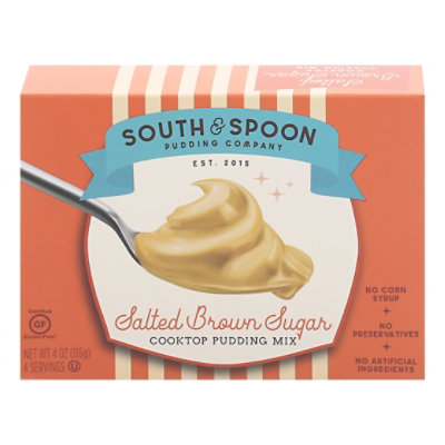 South & Spoon Pudding Company Salted Brown  Sugar Cooktop Pudding Mix - 4 Oz - Image 3