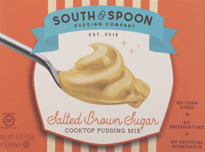 South & Spoon Pudding Company Salted Brown  Sugar Cooktop Pudding Mix - 4 Oz - Image 2