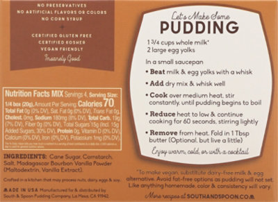 South And Spoon Pudding Mix Vanilla - 2.8 OZ - Image 6
