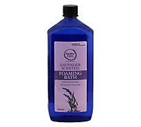 Signature Care Lavender Foaming Bubble Bath Soap - 34 Oz