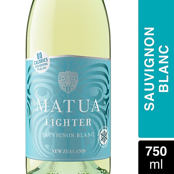 Matua Lighter New Zealand Sauvignon Blanc White Wine - 750 Ml