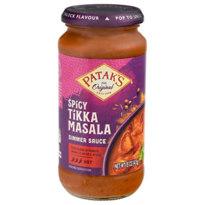 Pataks Masala Tikka Spicy - 15 OZ - Image 1