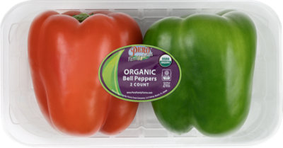 Pero Peppers Green/red Tray Mixed Organic - 1.35 LB - Image 1