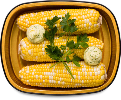 ReadyMeal Corn With Herb Butter - Each - Image 1