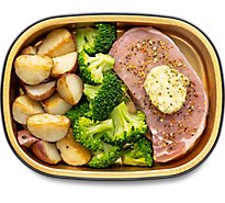 ReadyMeal Pork Chop With Pesto Butter - 1.00 Lb