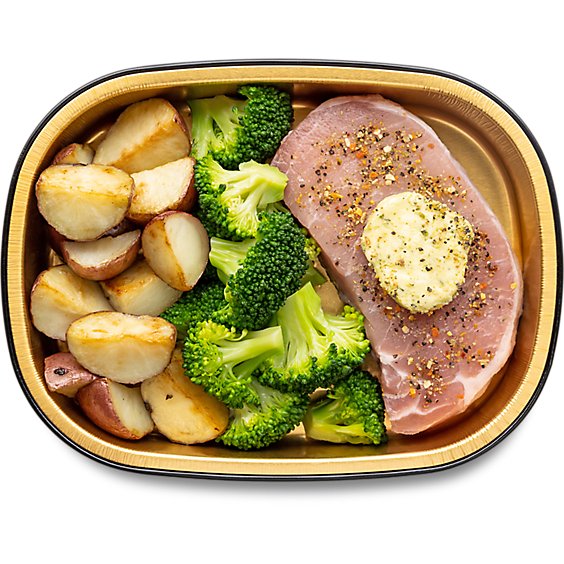 ReadyMeal Pork Chop With Pesto Butter - 1 Lb