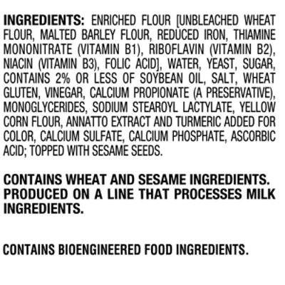 Aunt Millies Hearth Sesame Hamburger Buns - 8 Count - Image 4