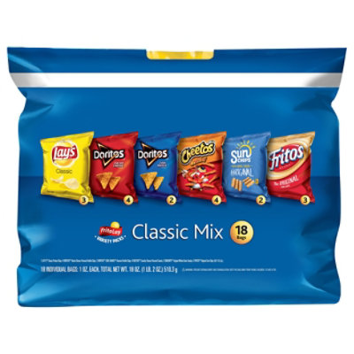 Frito Lay Snacks Classic Mix Bag - 18-1 Oz