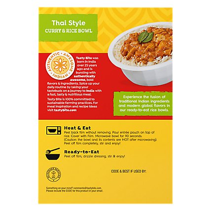 Tasty Bite Bowl Curry Rice - 8.8 OZ - Image 2