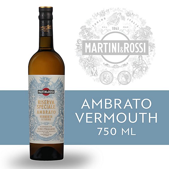 Martini & Rossi Ambrato Vermouth - 750 ML