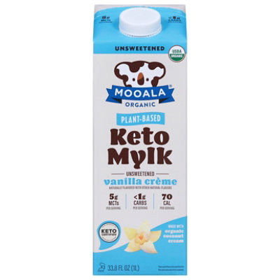 Mooala Organic Unsweetened Vanilla Creme Keto Mylk - 33.8 Fl. Oz. - Image 3
