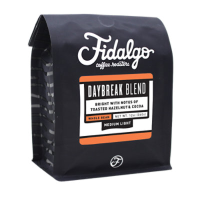 Fidalgo Daybreak Whole Bean Coffee - 12 OZ - Image 1