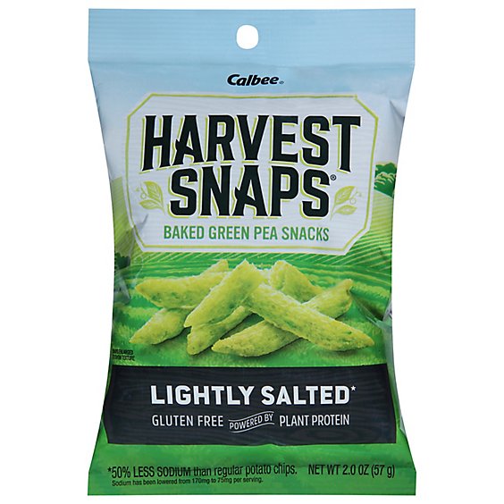 Harvest Snaps Lightly Salted - 2 OZ