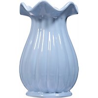 Debi Lilly Ruffled Ribbed Vase Large Lig - EA - Image 1