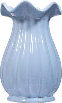 Debi Lilly Ruffled Ribbed Vase Large Lig - EA