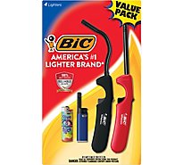 Bic Mixed Lighters 4pk - 4 CT