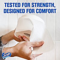 Scott ComfortPlus Toilet Paper Mega Rolls 1 Ply Toilet Tissue - 12 Roll - Image 5