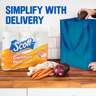 Scott ComfortPlus 1-Ply Toilet Paper Mega Rolls - 12 Count - Image 7