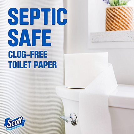 Scott ComfortPlus Toilet Paper Mega Rolls 1 Ply Toilet Tissue - 12 Roll - Image 4
