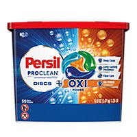 Persil ProClean Discs OXI Power Laundry Detergent Packs - 62 Count - Image 1