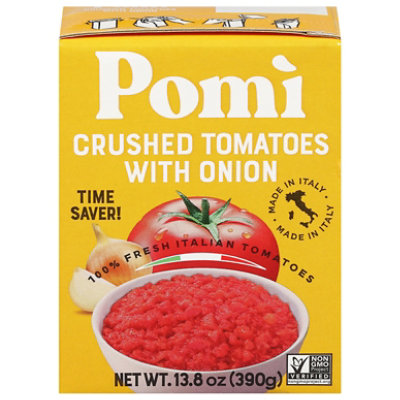 Pomi Tomatoes Crushed With Onions - 13.8 OZ - Image 1
