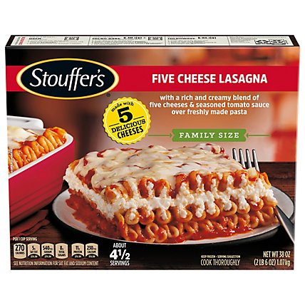Stouffer's Family Size Cheese Lovers Lasagna - 38 OZ - Image 2