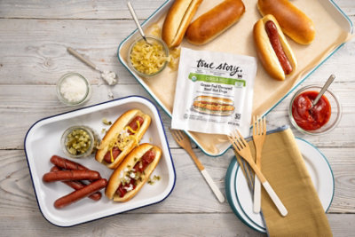 True Story Grass Fed Uncured Beef Hot Dogs - 10 OZ - Image 4