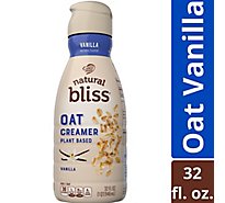 Coffee mate Natural Bliss Vanilla Oat Milk Natural Liquid Coffee Creamer - 32 Fl. Oz.