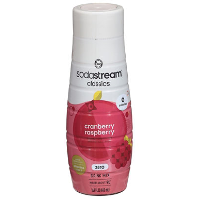 Sodastream Zero Cranberry Raspberry Sparkling Water Drink Mix - 14.8 FZ