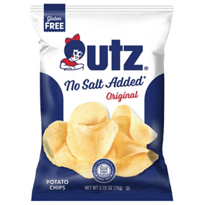 2.75 Oz Utz No Salt Added Chips - 2.75 OZ - Image 2