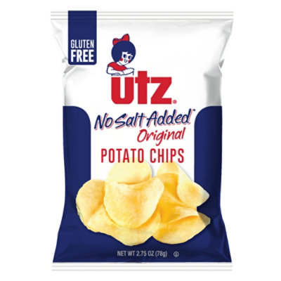 2.75 Oz Utz No Salt Added Chips - 2.75 OZ - Image 1