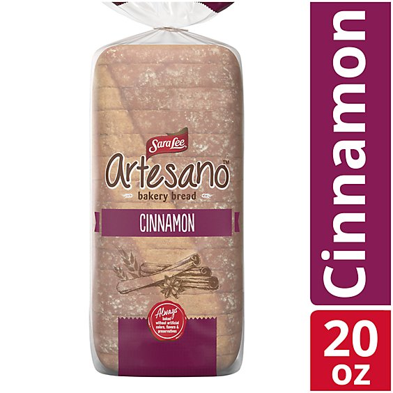 Sara Lee Artesano Cinnamon Bakery Bread - 20 Oz