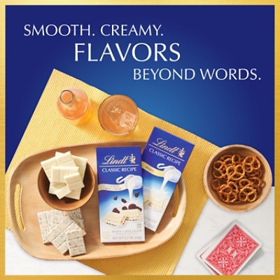 Lindt CLASSIC RECIPE Cookies and Crème White Chocolate Candy Bar - 4.2 Oz - Image 5