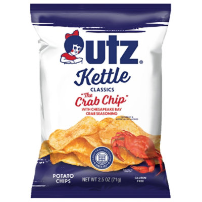 Utz Kettle Crab Chips 2.5 OZ Safeway