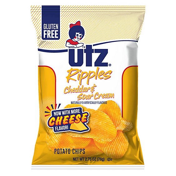 Utz Cheddar & Sour Cream Chip - 2.75 OZ