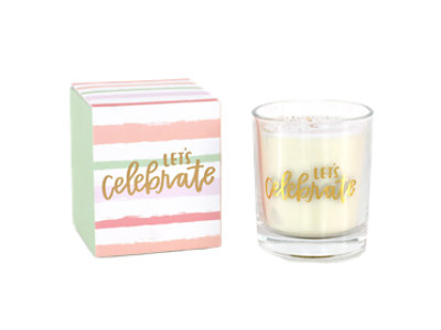 Overjoyed Boutique Celebrate Boxed Candle - Each - Image 1
