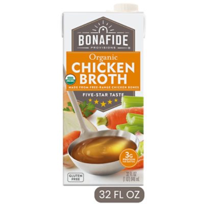 Bonafide Chicken Broth Organic - 32 FZ - Image 2