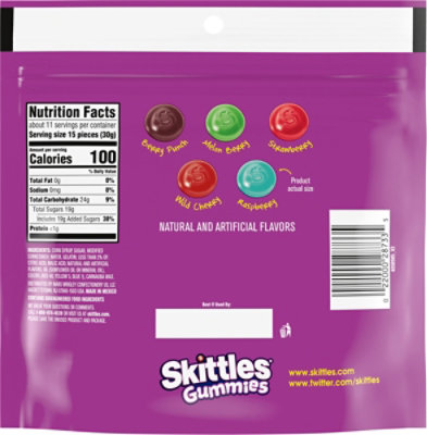 Skittles Gummi Wild Berry Stand Up Pouch - 12 OZ - Image 6