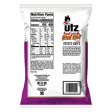 Utz Red Hot Chip - 2.75 OZ - Image 6