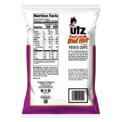 Utz Red Hot Chip - 2.75 OZ - Image 7