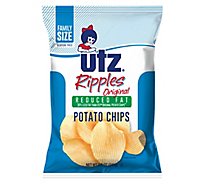 Utz Reduced Fat Ripple Potato Chip - 8.5 OZ