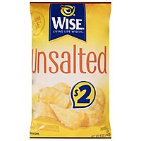 Wise Unsalted Potato Chip - 5 OZ - Image 3