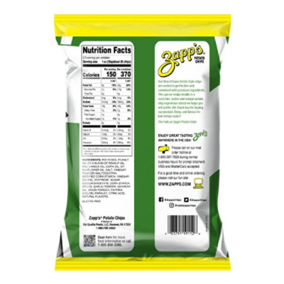 Zapps Cajun Dill Gatortators Kettle Chip - 2.5 OZ - Image 6