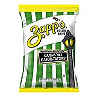 Zapps Cajun Dill Gatortators Kettle Chip - 2.5 OZ - Image 2