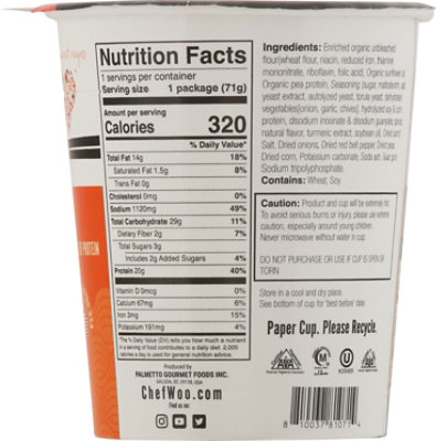 Chef Woo Ramen Roasted Chicken Flavor - 2.5 OZ - Image 6