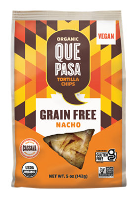 Que Pasa Og2 Grain Free Nacho Tortilla Chips - 5 Oz - Image 1