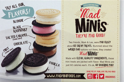 Mad Minis Vanilla Sandwiches - 12 FZ - Image 6