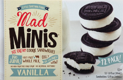 Mad Minis Vanilla Sandwiches - 12 FZ - Image 2