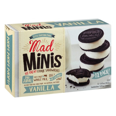 Mad Minis Vanilla Sandwiches - 12 FZ - Image 1